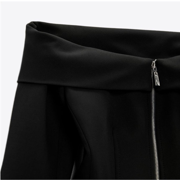 ZARA LIMITED EDITION off the shoulder Blouse Black Size XS New With Tag - Picture 8 of 16